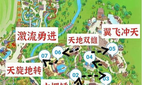 重庆欢乐谷路线攻略,重庆欢乐谷路线图